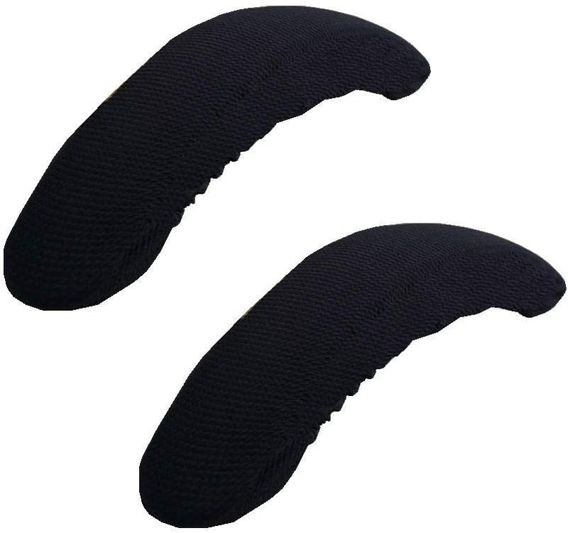 Isccdy Removable Washable Office Chair Armrest Slipcovers Covers Pads (Black) - Image 1